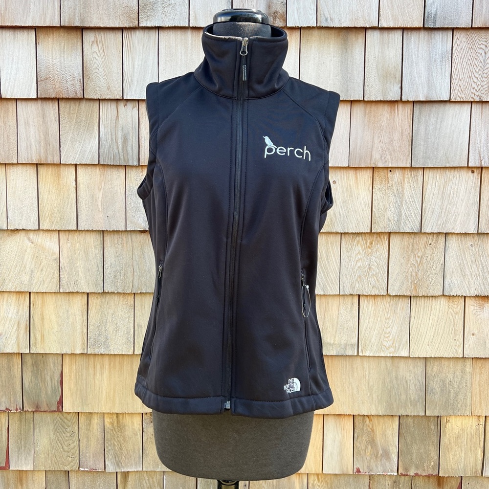 NWOT North Face Women's Ridgewall Soft Shell Vest in Black with Perch Logo, M - Picture 3 of 15